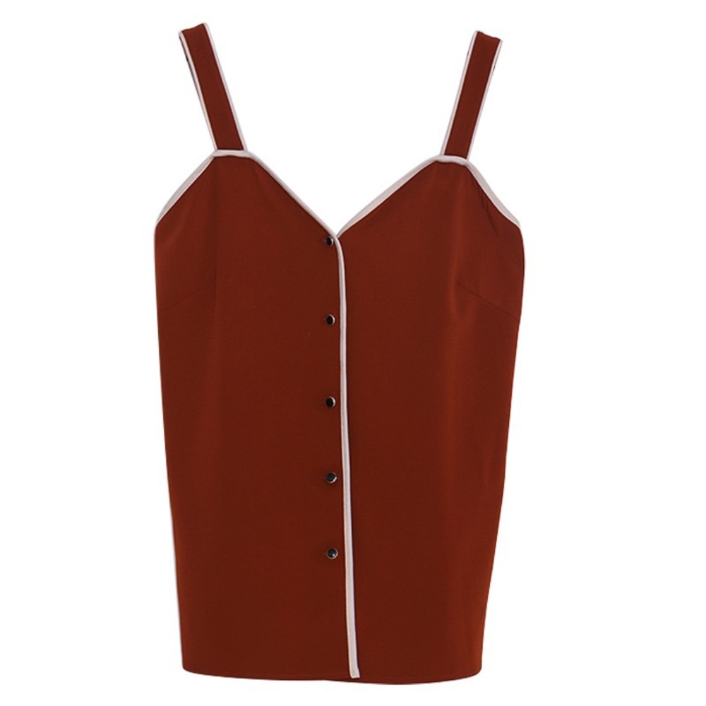 Dresseum Vintage Red Sleeveless Tank Top - Picture 2 of 7